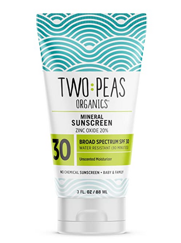 Two Peas Organics Sunscreen Lotion