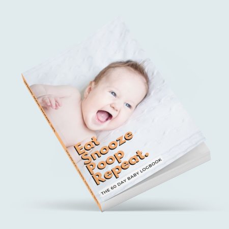 EAT, SNOOZE, POOP, REPEAT - 60 day baby sleep & food tracker, logbook, keepsake and diary